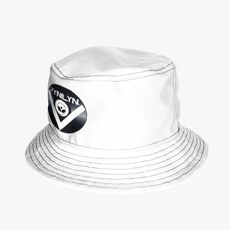 Bucket Hat - Alien  logo front - LIGHT 