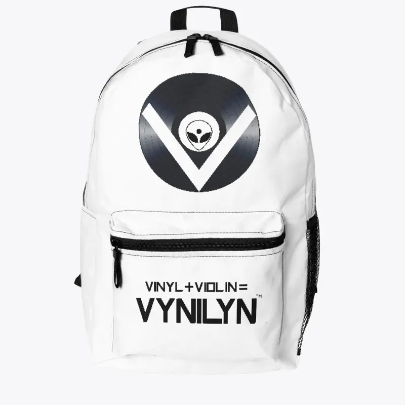 Vynilyn Backpack White with Black