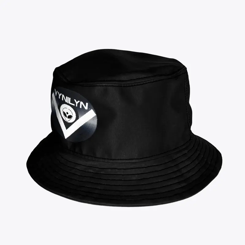 Buck Hat - Alien logo front  BLACK