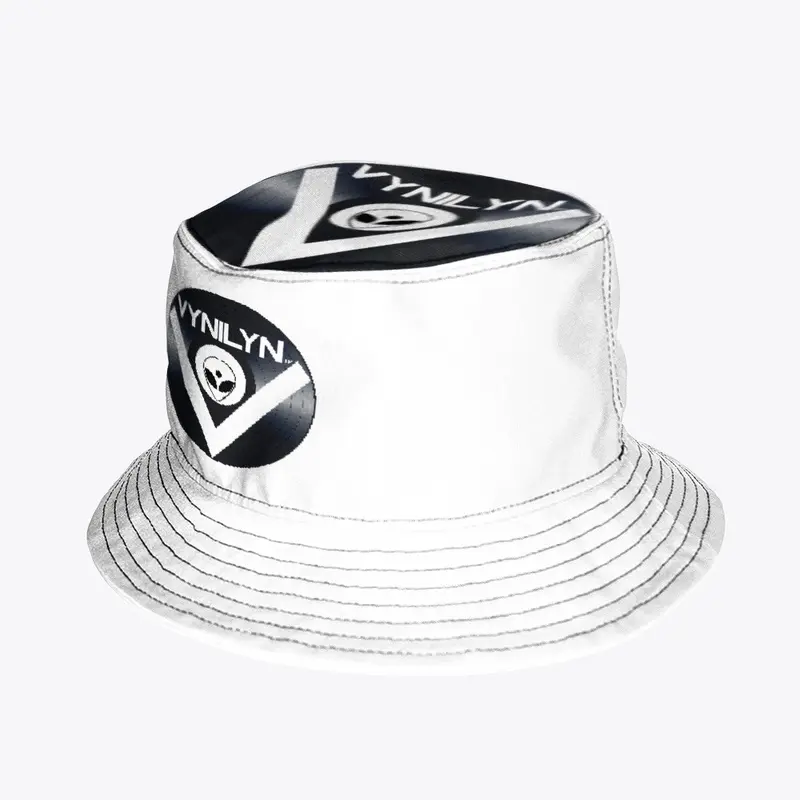 Bucket Hat - Alien  Top + Front LIGHT 