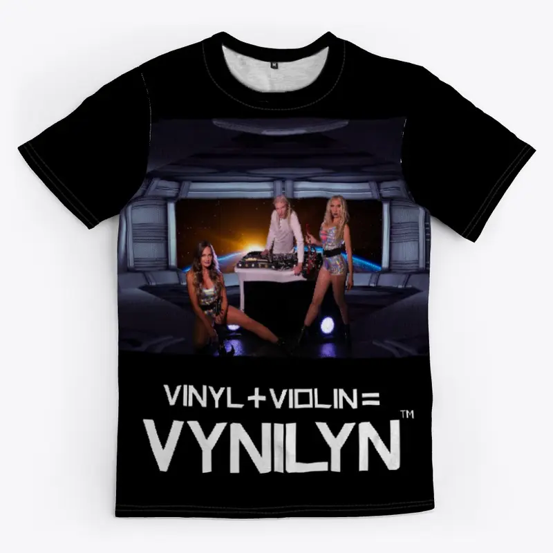 Vynilyn Spaceship Front - Logo Back